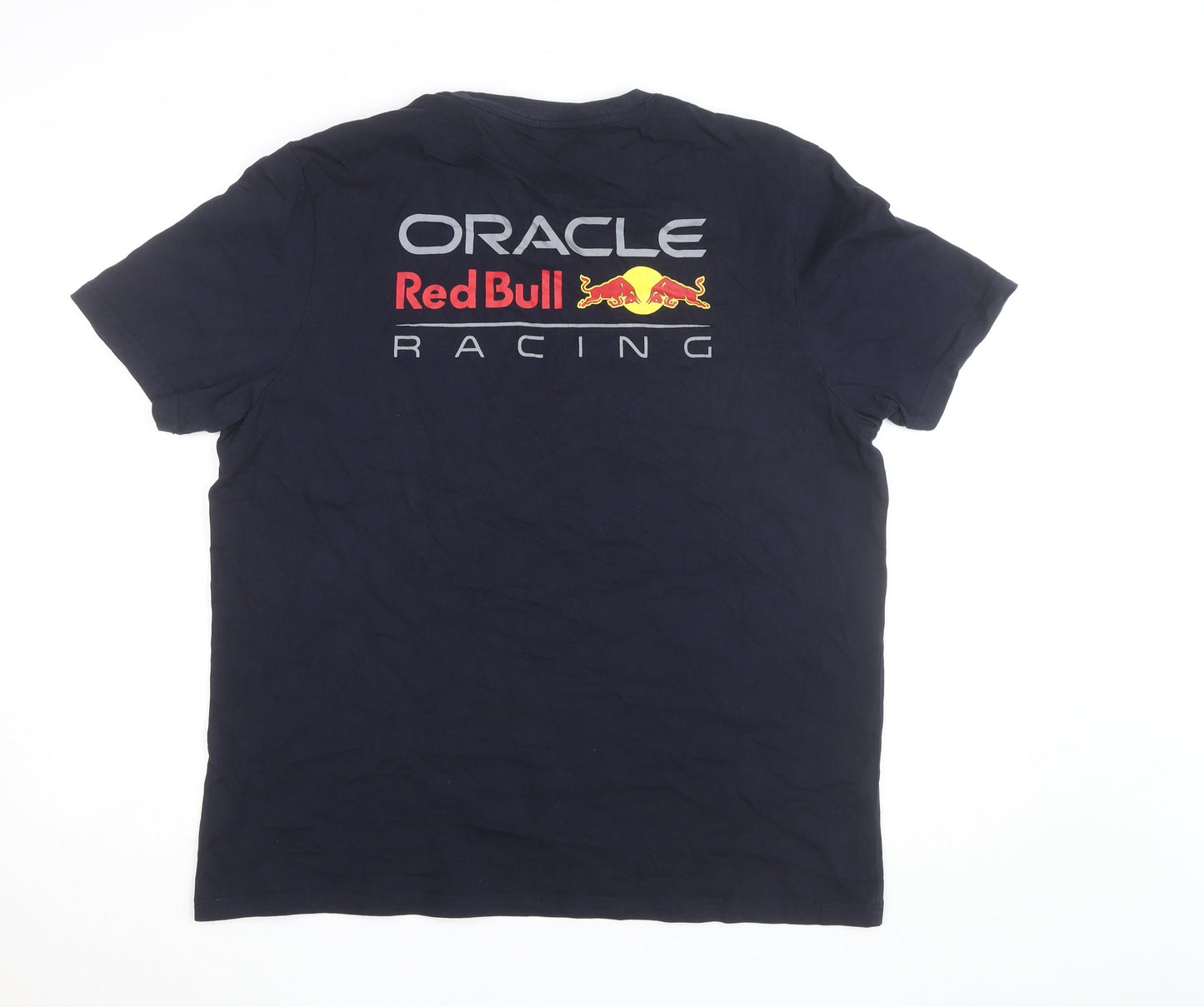 Castore Red Bull Racing Men's Navy 3XL Cotton Graphic T-Shirt