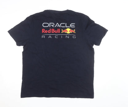 Castore Red Bull Racing Men's Navy 3XL Cotton Graphic T-Shirt