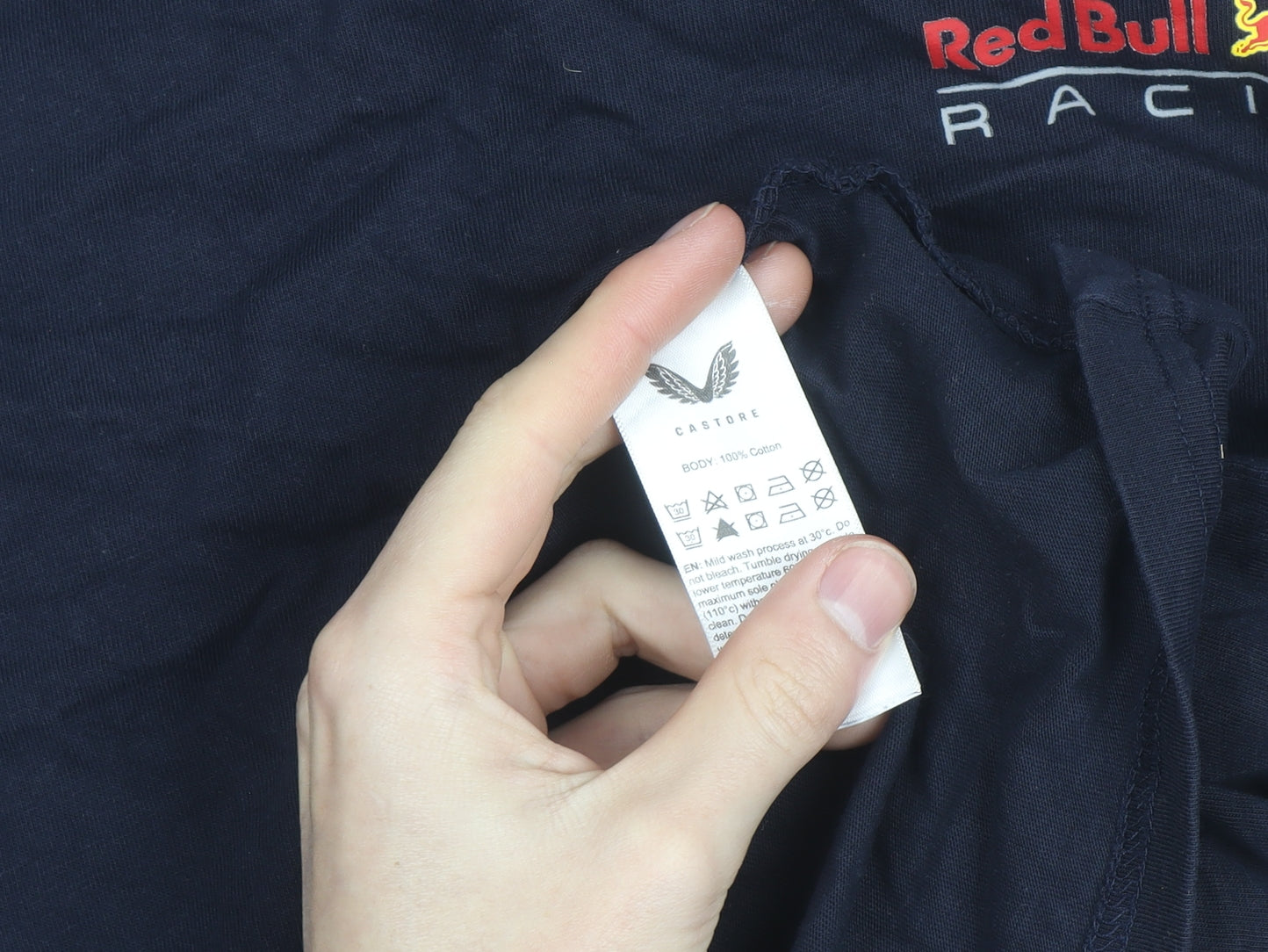 Castore Red Bull Racing Men's Navy 3XL Cotton Graphic T-Shirt
