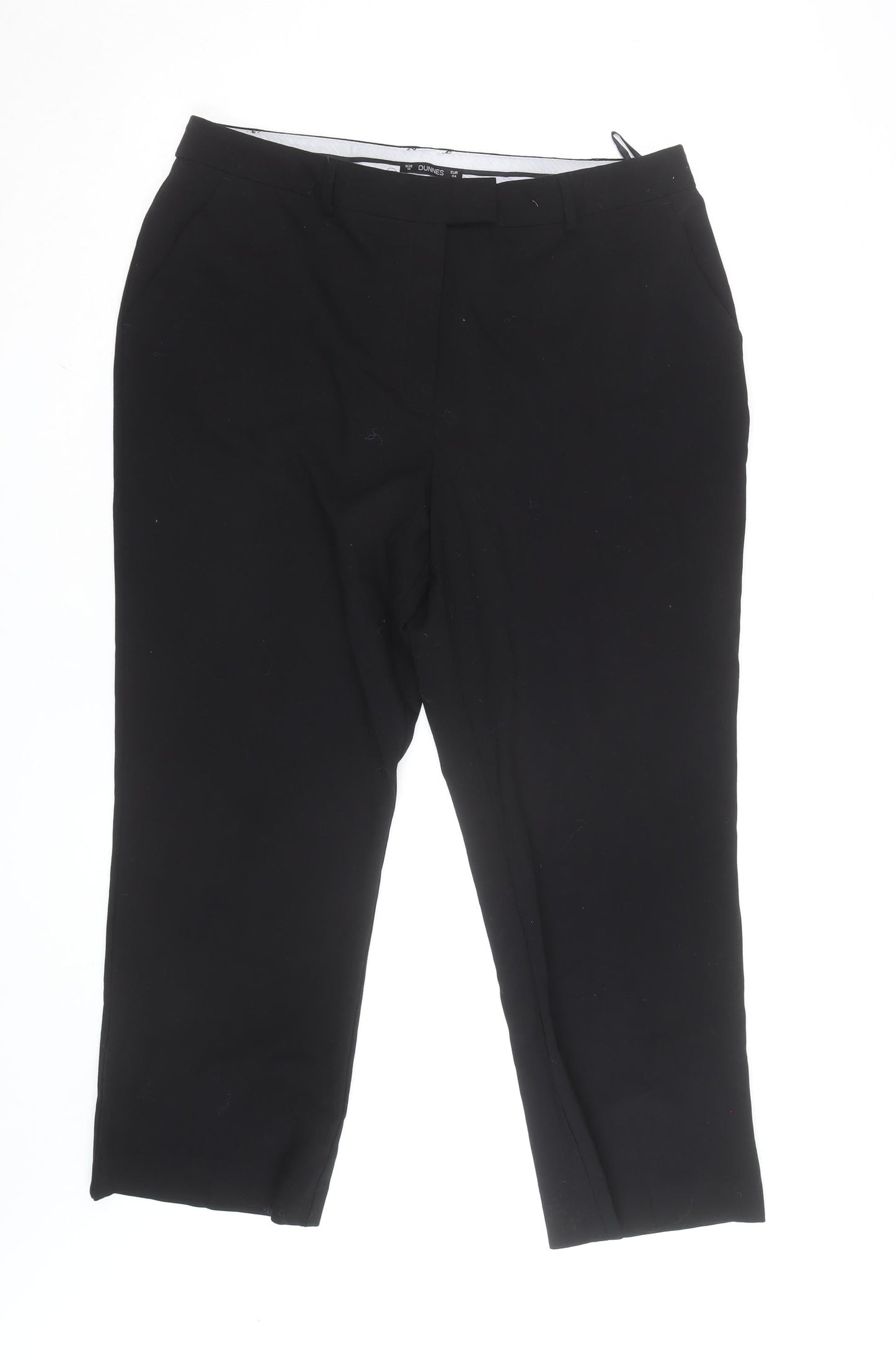 Dunnes Women Black Size 16 Slim Fit Dress Pants Trousers