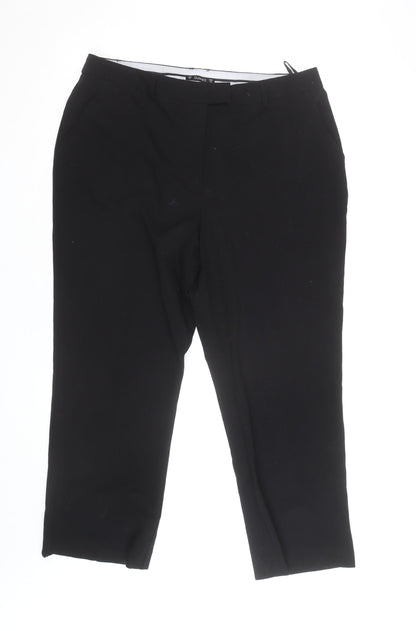 Dunnes Women Black Size 16 Slim Fit Dress Pants Trousers