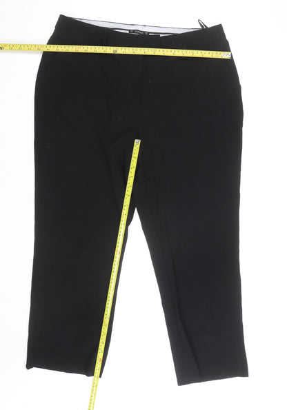 Dunnes Women Black Size 16 Slim Fit Dress Pants Trousers