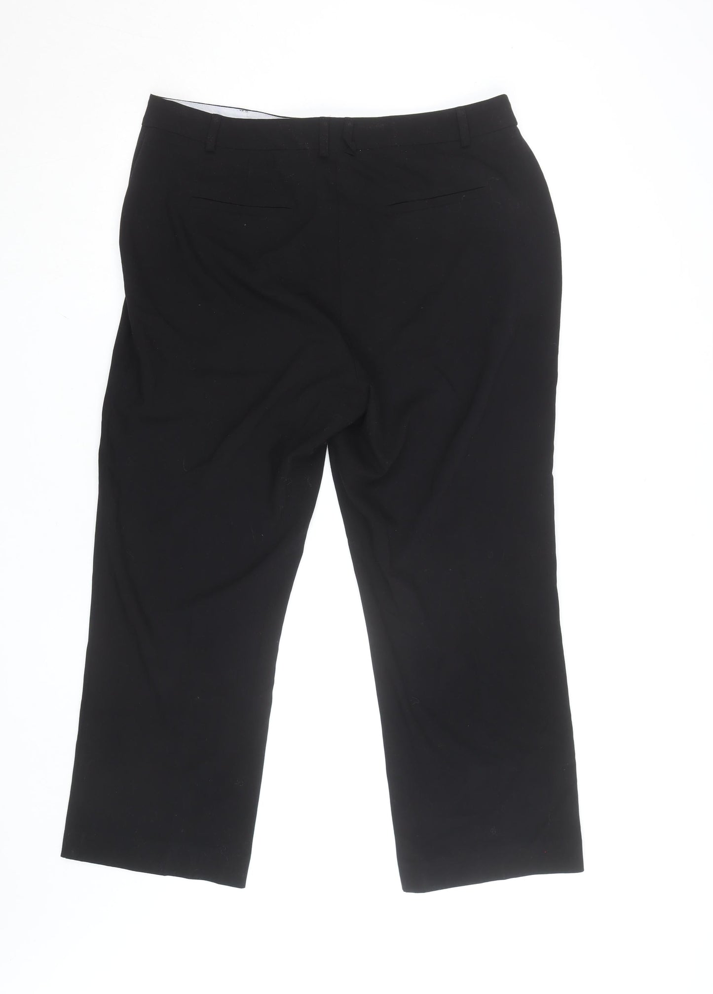 Dunnes Women Black Size 16 Slim Fit Dress Pants Trousers