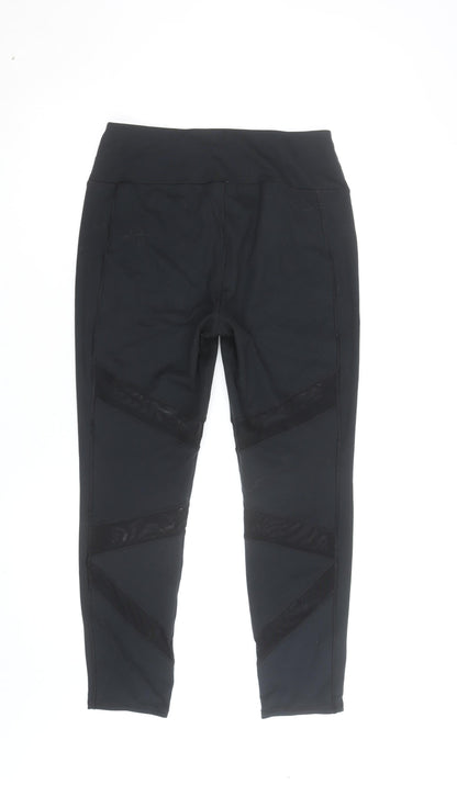 Everlast Women's Black Size 12 Ankle Leggings Stretch Activewear
