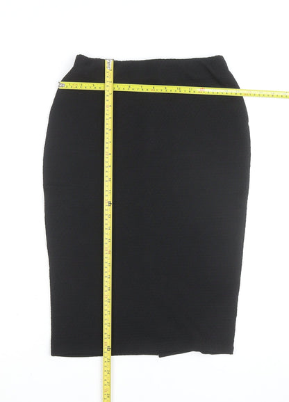 New Look Women’s Black Size 10 Pencil Stretch Skirt