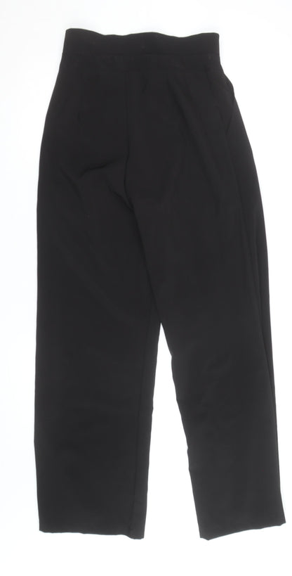 Missyempire Women’s Black High Waist Pleated Dress Trousers Size 10