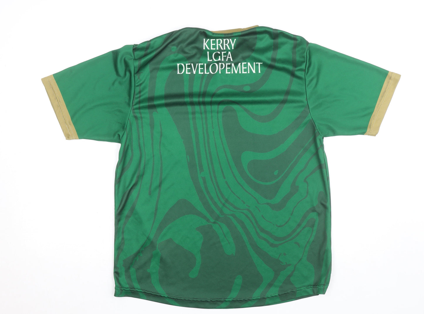 O'Neills Mens Green Kerry LGFA Football Jersey T-Shirt Size M