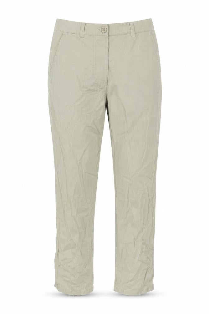 COS Women Beige Chino Trousers Size 10 Regular Fit