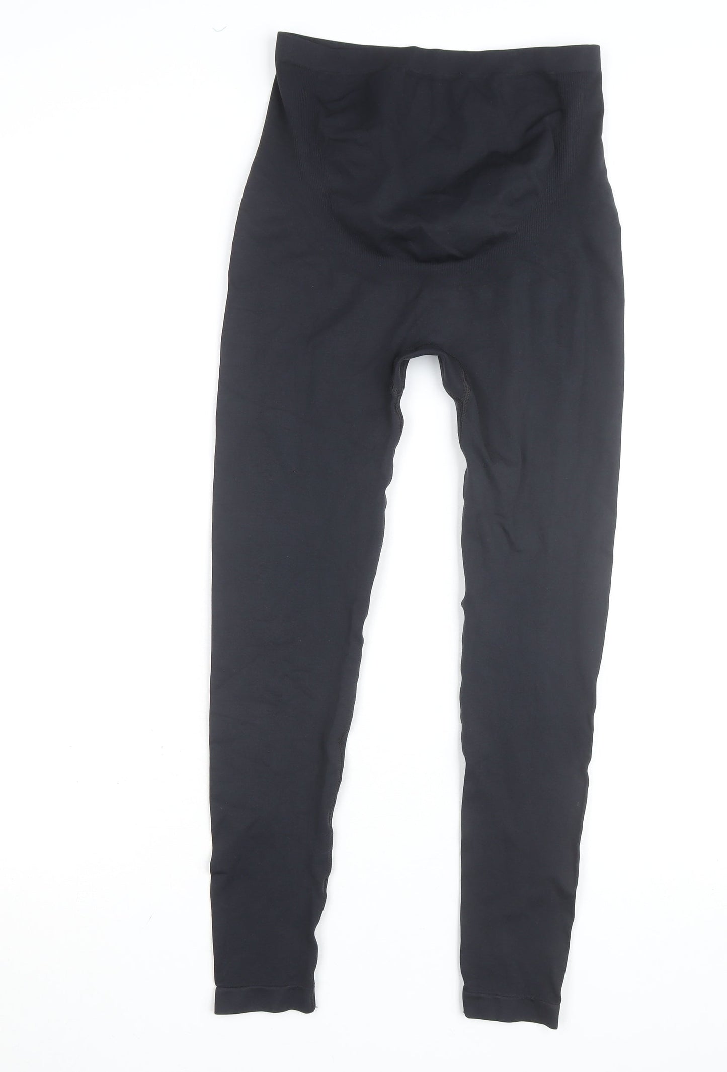 Oysho Women Black Seamless High Waist Sports Leggings Size M