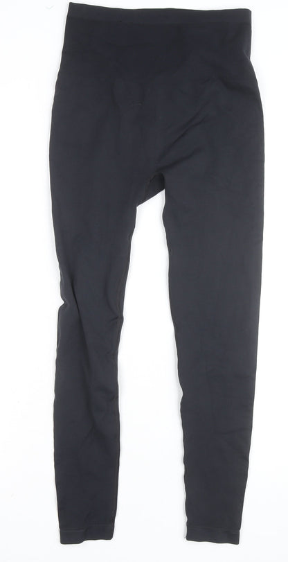 Oysho Women Black Seamless High Waist Sports Leggings Size M