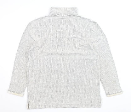 Weird Fish Men’s Grey XL 1/4 Zip Knit Activewear Jacket