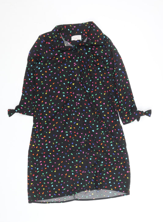 Dancing Leopard Women's Multicoloured Shirt Dress Size 10