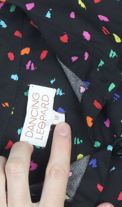 Dancing Leopard Women's Multicoloured Shirt Dress Size 10