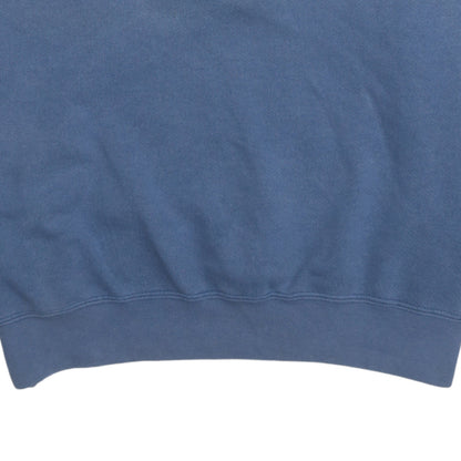 Champion Men's Blue Large Crew Neck Pullover Sweatshirt
