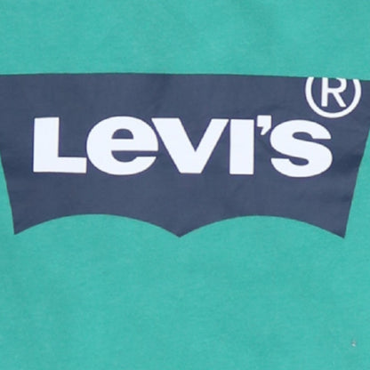 Levi's Boys Green Logo Graphic Crew Neck Sweatshirt 16 Years