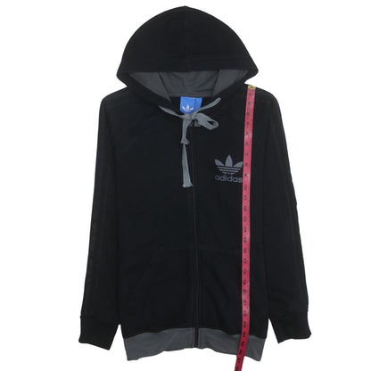 Adidas Men’s Black Full Zip Hoodie Size S Fleece Sportswear