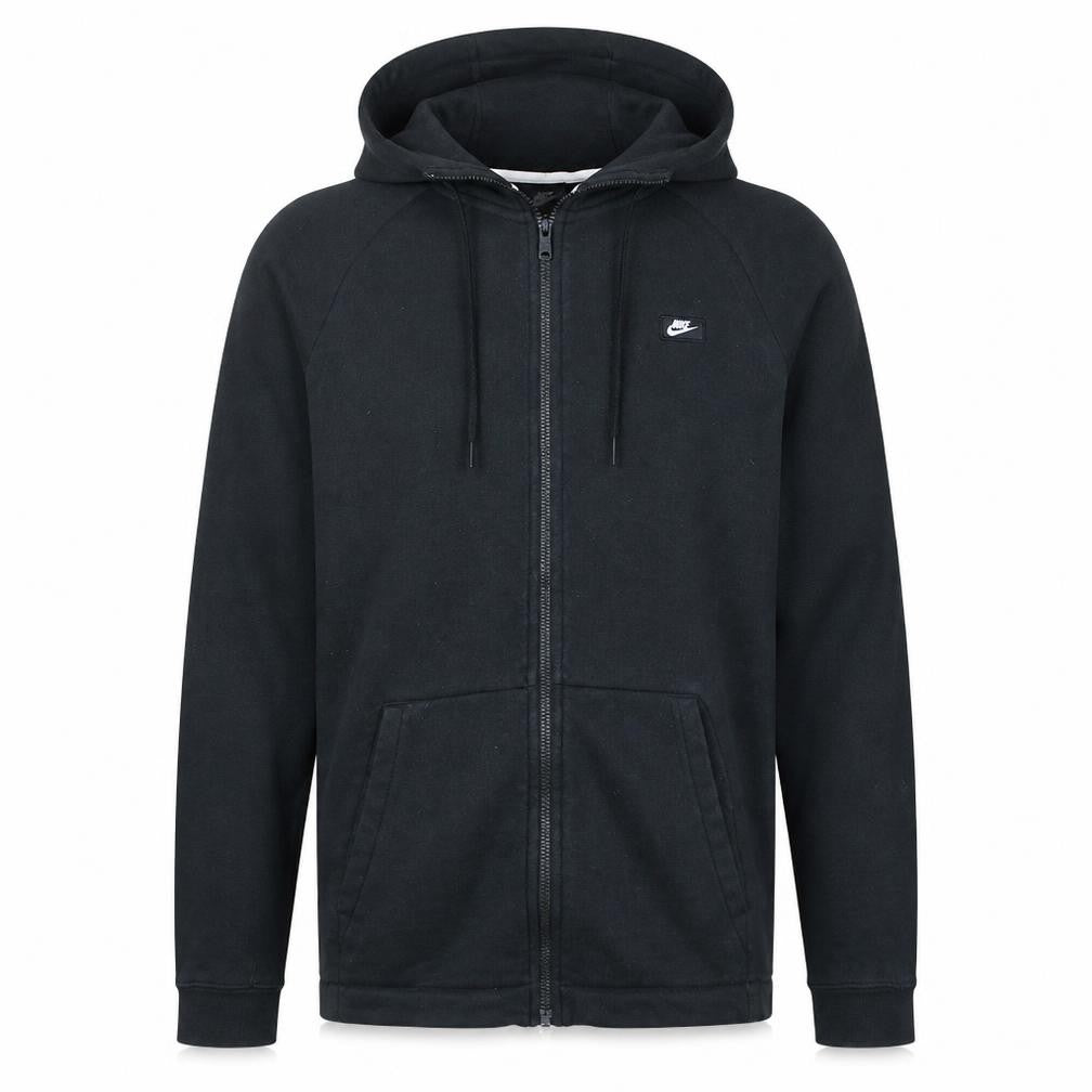 Nike Men’s Black Full Zip Hoodie Size M Fleece Sportswear