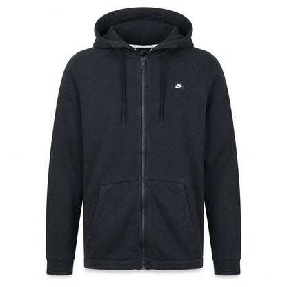 Nike Men’s Black Full Zip Hoodie Size M Fleece Sportswear