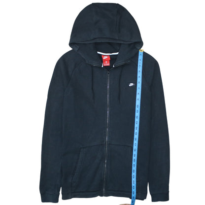 Nike Men’s Black Full Zip Hoodie Size M Fleece Sportswear