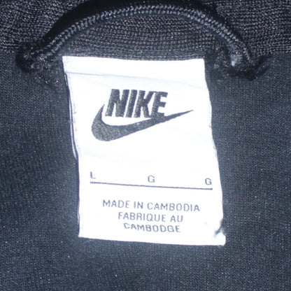 Nike Men's Black Full Zip Hoodie L Sports Fleece Sweatshirt