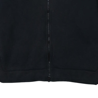 Nike Men's Black Full Zip Hoodie L Sports Fleece Sweatshirt