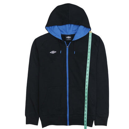 Umbro Men's Black Full Zip Hoodie Size M Sports Style