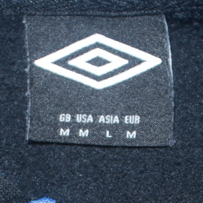 Umbro Men's Black Full Zip Hoodie Size M Sports Style