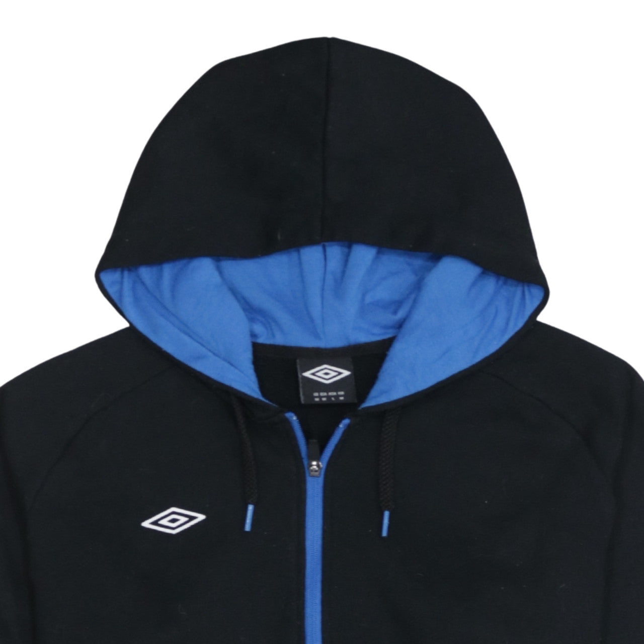 Umbro Men's Black Full Zip Hoodie Size M Sports Style