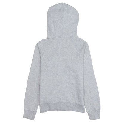 GAP Women Grey Full Zip Hoodie Small Cotton Blend Logo Casual