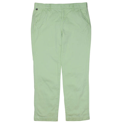 Polo Jeans Co Ralph Lauren Women’s Green Chino Trousers Size 8