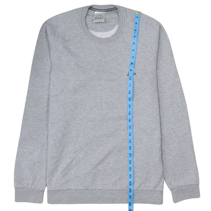 Adidas Mens Grey Crew Neck Pullover Sweatshirt Size L