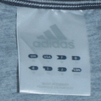 Adidas Mens Grey Crew Neck Pullover Sweatshirt Size L