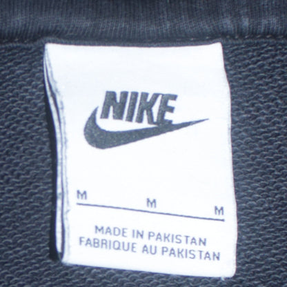 Nike Men’s Black Pullover Hoodie M Logo Embroidered Sportswear