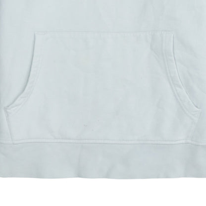 Tommy Hilfiger Men's White Pullover Hoodie M Logo Fleece Sweatshirt