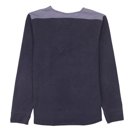 Nike Womens Purple Long Sleeve V-Neck Pullover Sweatshirt Size M