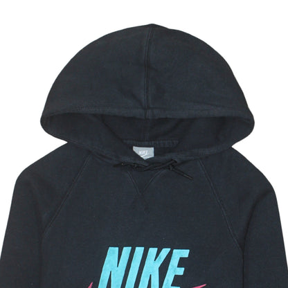 Nike Men's Black Pullover Hoodie M Graphic Logo Sportswear