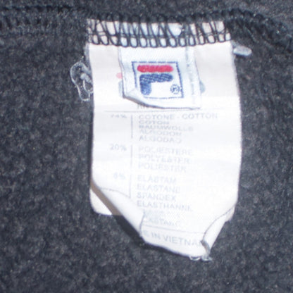 Fila Men’s Black Pullover Hoodie Small Logo Sportswear Fleece