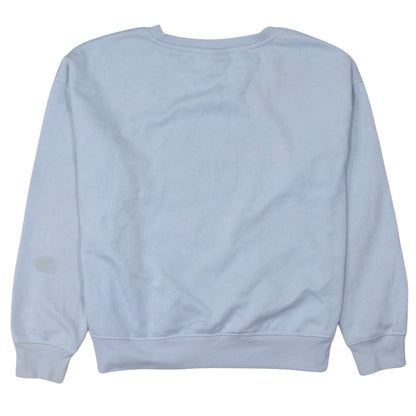 Disney Primark Women Blue Stitch Sweatshirt Size S 10/12 Pullover