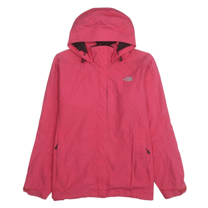 The North Face Women's Pink Waterproof Hooded Rain Jacket XL