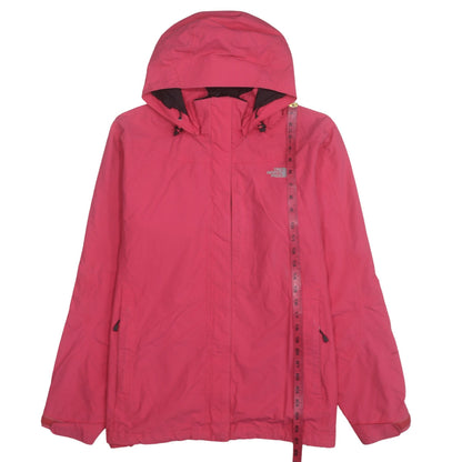 The North Face Women's Pink Waterproof Hooded Rain Jacket XL