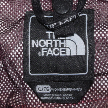 The North Face Women's Pink Waterproof Hooded Rain Jacket XL