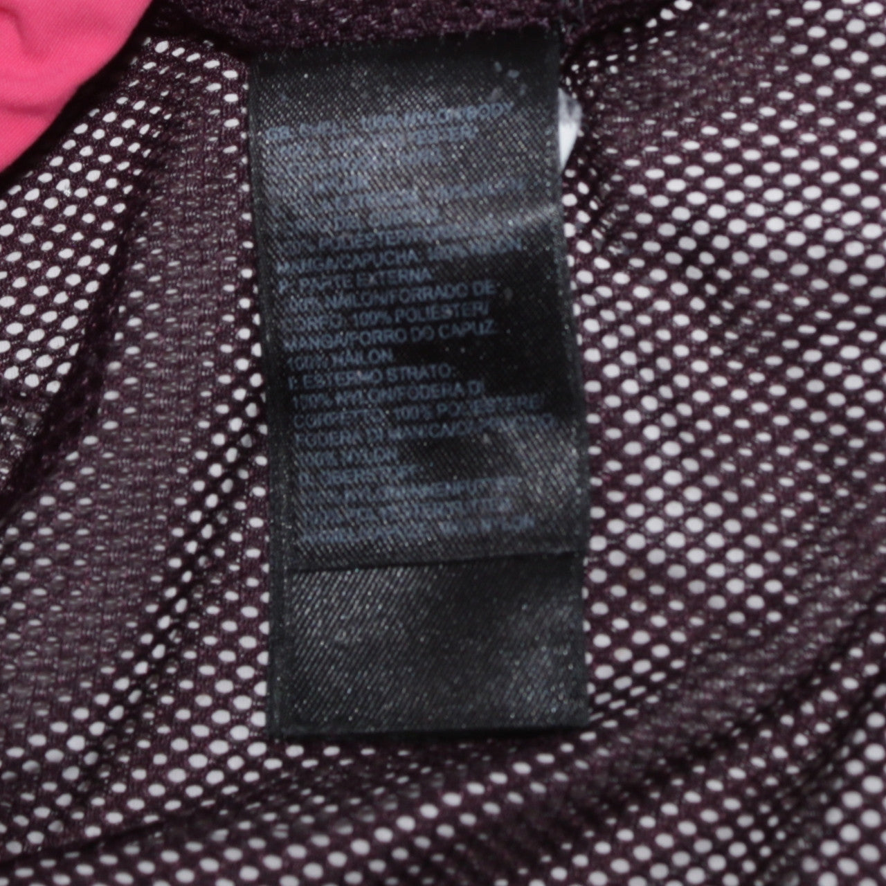 The North Face Women's Pink Waterproof Hooded Rain Jacket XL
