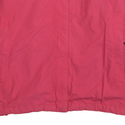 The North Face Women's Pink Waterproof Hooded Rain Jacket XL