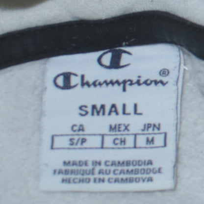 Champion Women's White Logo Print Pullover Hoodie Size S