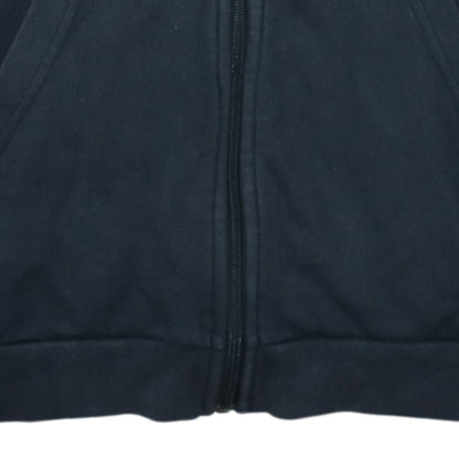Adidas Boys Black Full Zip Hoodie XL 15-16 Years Hooded Sweatshirt