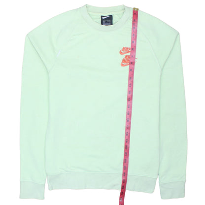 Nike Men's Green XS Pullover Sweatshirt with Embroidered Logo