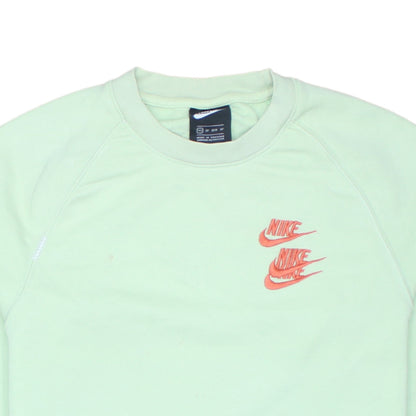 Nike Men's Green XS Pullover Sweatshirt with Embroidered Logo