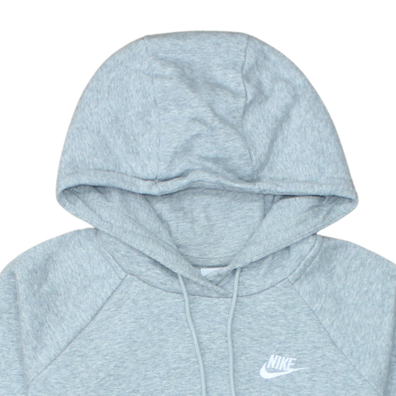 Nike Men's Grey Pullover Hoodie S Regular Fit Fleece Sportswear