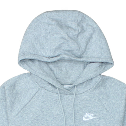 Nike Men's Grey Pullover Hoodie S Regular Fit Fleece Sportswear
