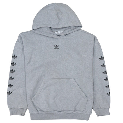 Adidas Women Grey Long Sleeve Pullover Hoodie Size 8